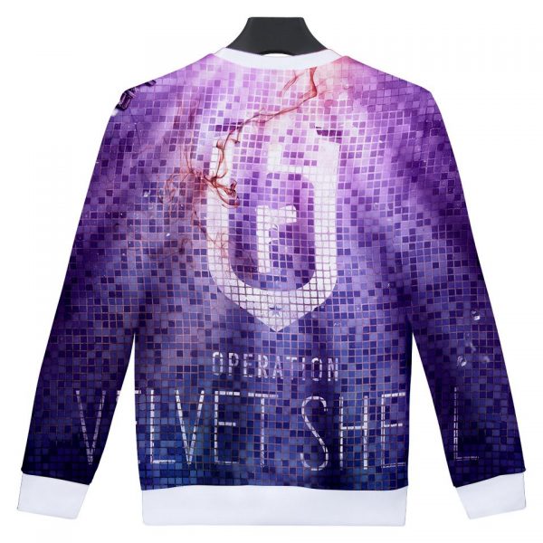 Rainbow Six Hoodies - Super Cool Rainbow Six Logo Icon Zip Up Hoodie