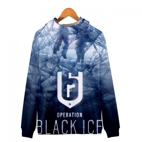 Rainbow Six Hoodies - Super Cool Rainbow Six Warrior Logo Icon Hoodie