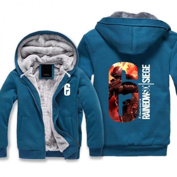 Rainbow Six Jackets - Solid Color Rainbow Six Game Character Icon Super Cool Fleece Jacket
