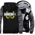 RAINBOW SIX Jackets - Solid Color RAINBOW SIX Game Series RAINBOW SIX Sign Super Cool Fleece Jacket