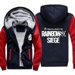Rainbow Six Jackets - Solid Color Rainbow Six Game SIEGE  Icon Super Cool Fleece Jacket