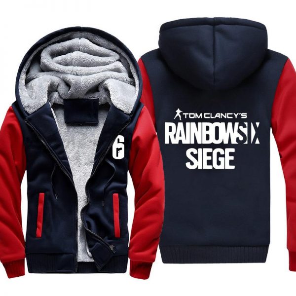 Rainbow Six Jackets - Solid Color Rainbow Six Game SIEGE  Icon Super Cool Fleece Jacket