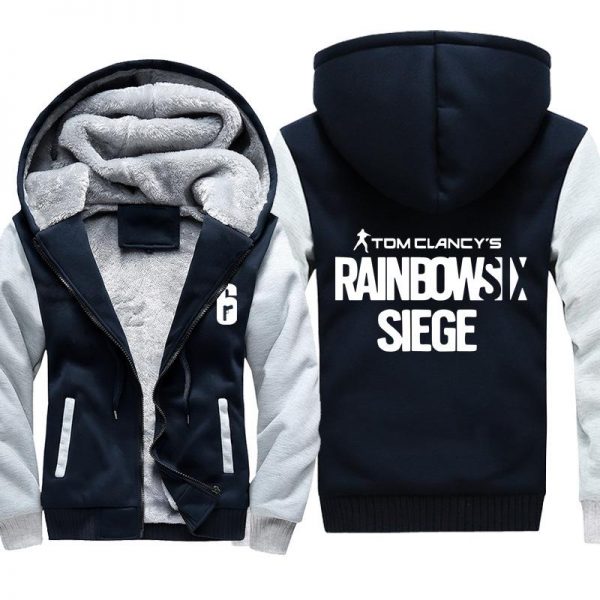 Rainbow Six Jackets - Solid Color Rainbow Six Game SIEGE  Icon Super Cool Fleece Jacket
