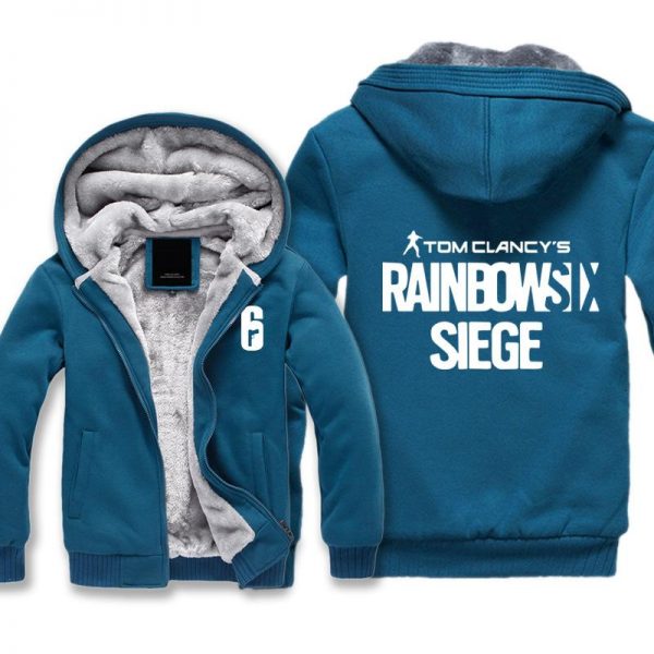 Rainbow Six Jackets - Solid Color Rainbow Six Game SIEGE  Icon Super Cool Fleece Jacket