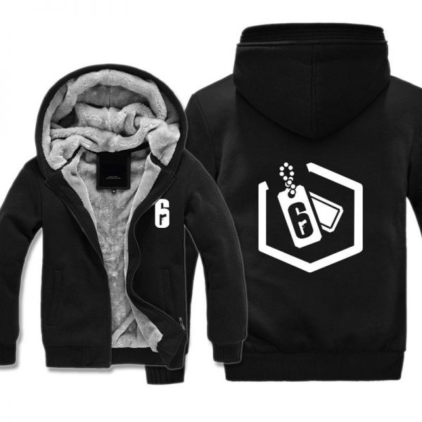 Rainbow Six Jackets - Solid Color Rainbow Six Game Six Icon Super Cool Fleece Jacket