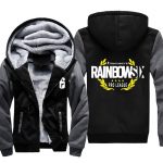 Rainbow Six Jackets - Solid Color Rainbow Six Game Yellow Icon Super Cool Fleece Jacket