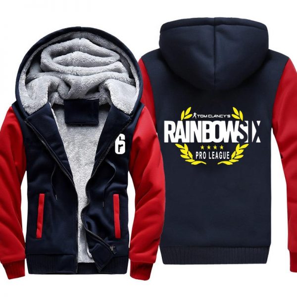 Rainbow Six Jackets - Solid Color Rainbow Six Game Yellow Icon Super Cool Fleece Jacket