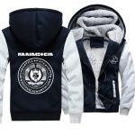 Rammstein  Jackets - Solid Color Rammstein Oliver Paul Richard Schneider Flake Fleece Jacket