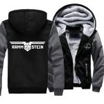 Rammstein  Jackets - Solid Color Rammstein Series Icon Fleece Jacket