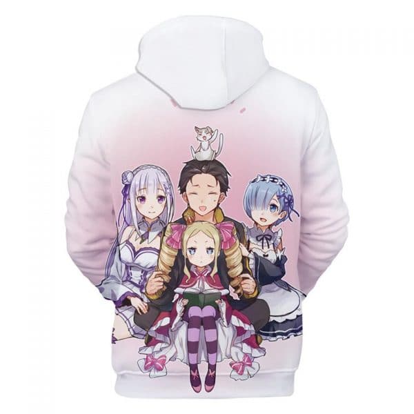 Re: Life In A Different World From Zero 3D Hoodies Sweatshirt Pullover