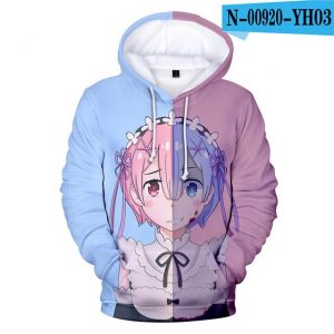 Re: Life In A Different World From Zero 3D Hoodies Sweatshirt Pullover