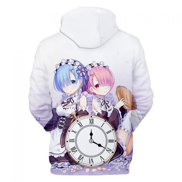 Re: Life In A Different World From Zero 3D Hoodies Sweatshirt Pullover