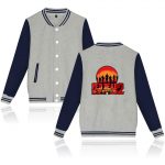 Red Dead Redemption 2 Baseball Jackets - Solid Color Red Dead Redemption 2 Game Icon Baseball Jacket