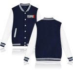 Red Dead Redemption 2 Baseball Jackets - Solid Color Red Dead Redemption 2 Game LOGO Icon Baseball Jacket