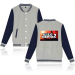 Red Dead Redemption 2 Baseball Jackets - Solid Color Red Dead Redemption 2 Icon Baseball Jacket