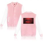 Red Dead Redemption 2 Baseball Jackets - Solid Color Red Dead Redemption Pistol Icon Baseball Jacket