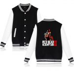 Red Dead Redemption 2 Baseball Jackets - Solid Color Red Dead Redemption Super Cool Baseball Jacket
