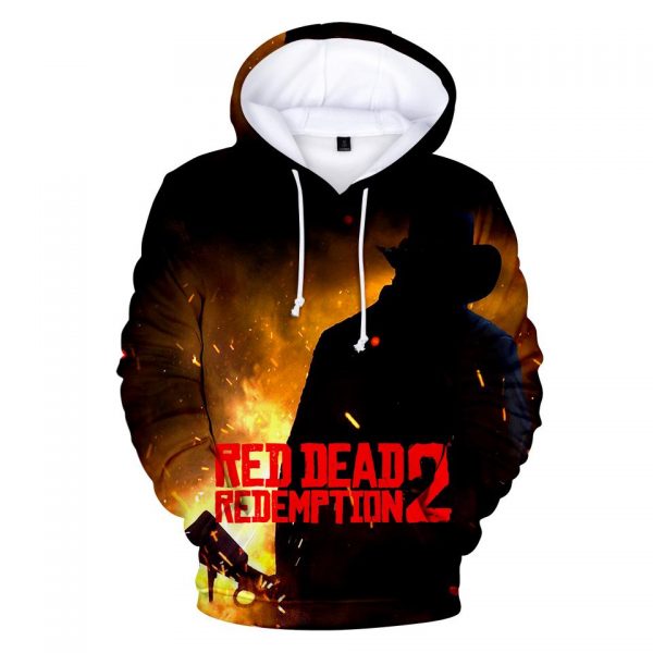 Red Dead Redemption 2 Hoodies - Red Dead Redemption 2 Arthur Morgan Super Cool 3D Hoodie