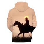 Red Dead Redemption 2 Hoodies - Red Dead Redemption 2 Game Character Super Cool Pink 3D Hoodie