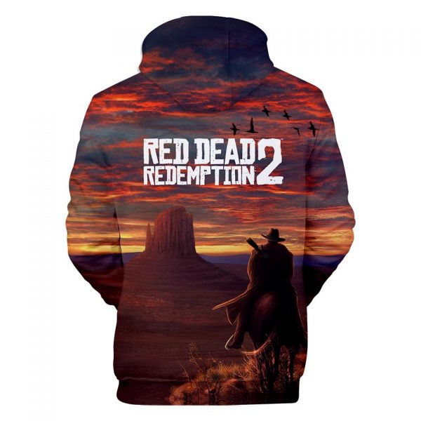 Red Dead Redemption 2 Hoodies - Red Dead Redemption 2 Game Icon Super Cool 3D Hoodie
