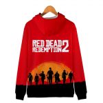 Red Dead Redemption 2 Hoodies - Red Dead Redemption 2 Super Cool Red 3D Hoodie