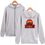Red Dead Redemption 2 Hoodies - Solid Color Red Dead Redemption 2 Game Zip Up Hoodie
