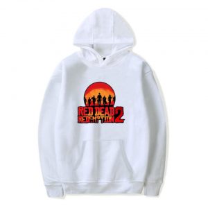 Red Dead Redemption 2 Hoodies - Solid Color Red Dead Redemption 2 LOGO Icon Super Cool Hoodie