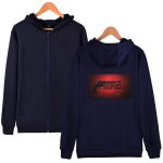 Red Dead Redemption 2 Hoodies - Solid Color Red Dead Redemption 2 Pistol Icon Zip Up Hoodie