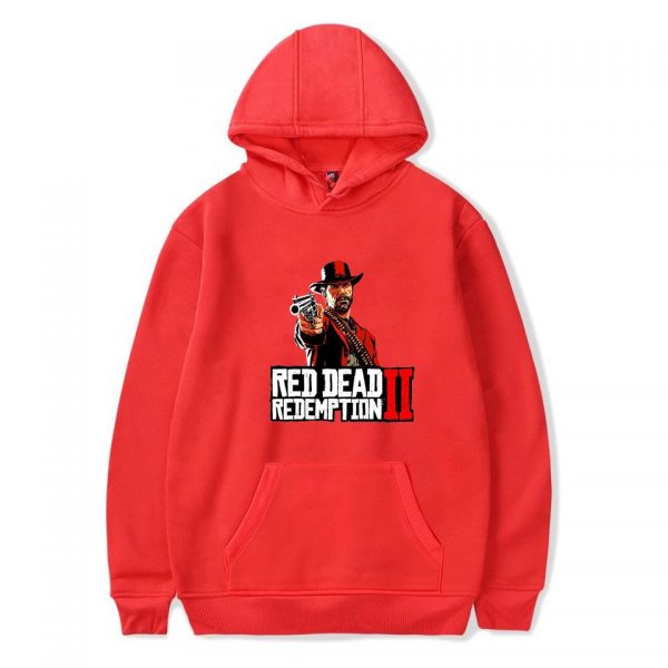 Red Dead Redemption 2 Hoodies - Solid Color Red Dead Redemption Super Cool Hoodie