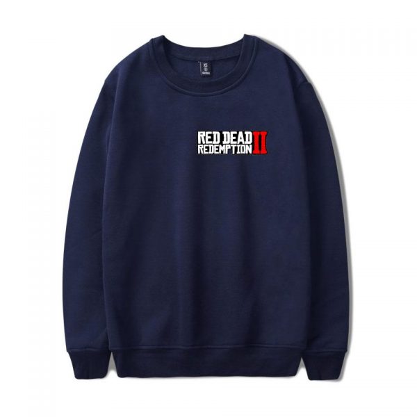 Red Dead Redemption 2 Sweatshirts - Solid Color Red Dead Redemption 2 LOGO Icon Sweatshirt