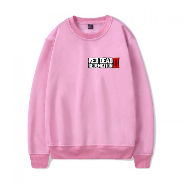 Red Dead Redemption 2 Sweatshirts - Solid Color Red Dead Redemption 2 LOGO Icon Sweatshirt