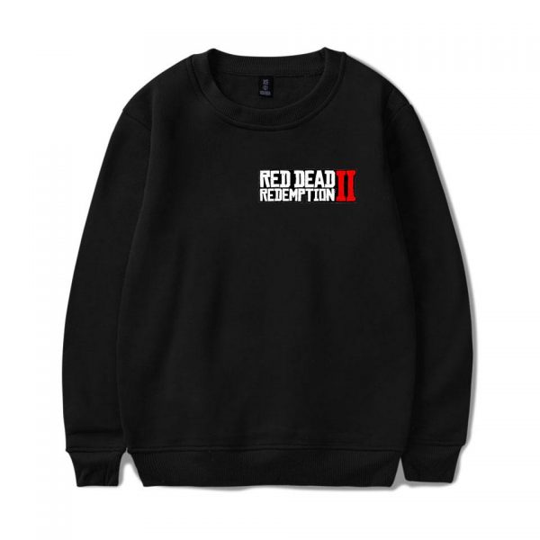 Red Dead Redemption 2 Sweatshirts - Solid Color Red Dead Redemption 2 LOGO Icon Sweatshirt