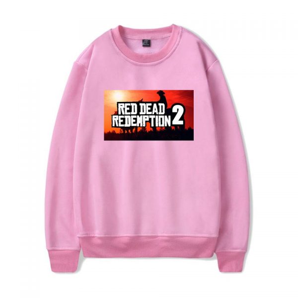 Red Dead Redemption 2 Sweatshirts - Solid Color Red Dead Redemption 2 LOGO Icon Sweatshirt