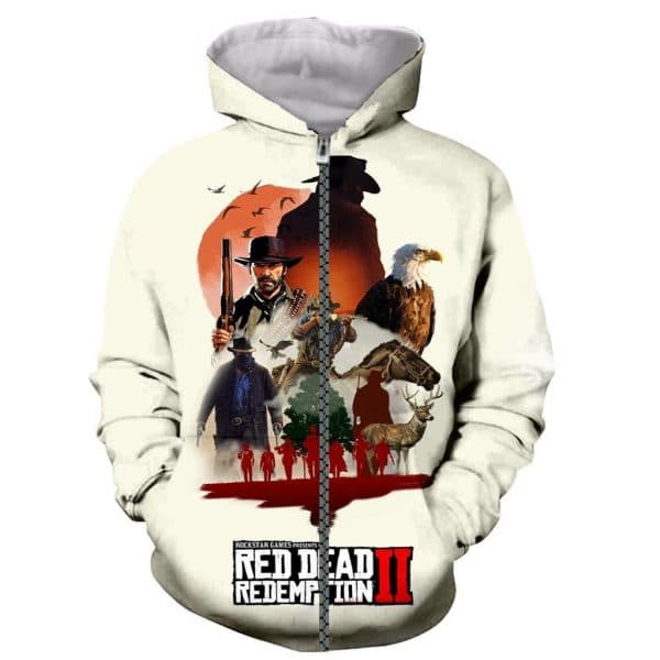Red Dead Redemption Fashion 3D Printed Hoodies Sweatshirt