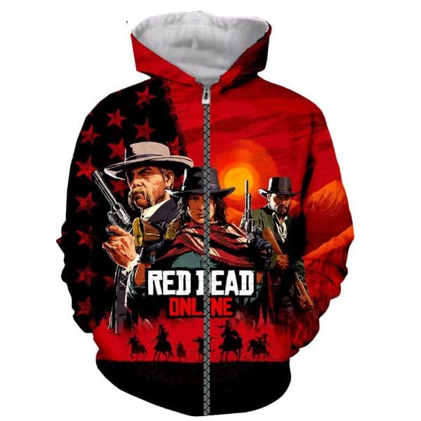 Red Dead Redemption Fashion 3D Printed Hoodies Sweatshirts