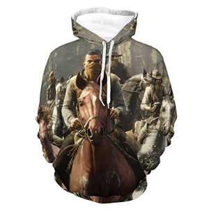 Red Dead Redemption Hoodie - 3D Print Long Sleeve Hooded Sweatshirt