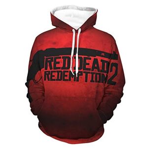 Red Dead Redemption Hoodie - 3D Print Long Sleeve Hooded Sweatshirt