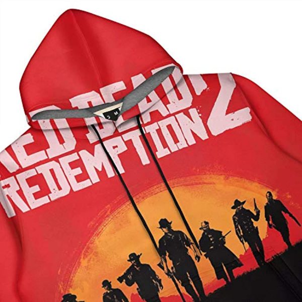 Red Dead Redemption Hoodie - 3D Print Long Sleeve Hooded Sweatshirt