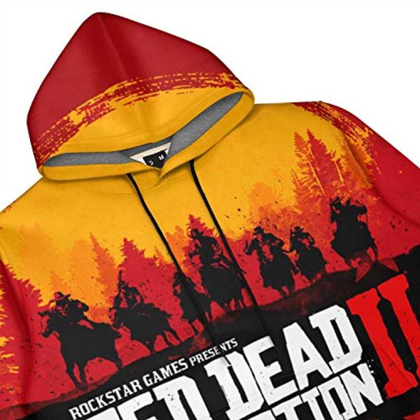 Red Dead Redemption Hoodie - 3D Print Long Sleeve Hooded Sweatshirt