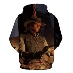 Red Dead Redemption Hoodie - John Marston 3D Print Long Sleeve Hooded Sweatshirt