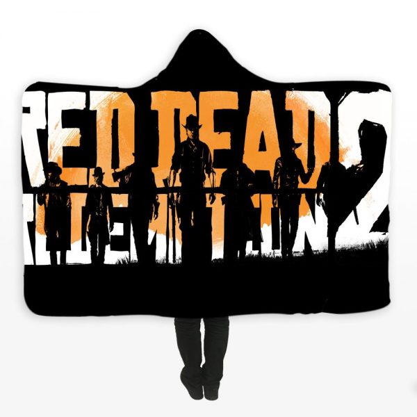 Red Dead Redemption - Red Dead Redemption Poster Series Fleece Hooded Blanket