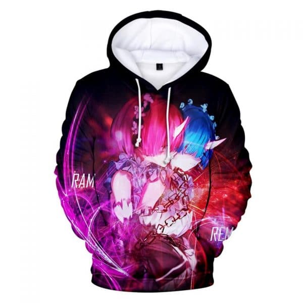 Re:Life In A Different World From Zero 3D Hoodies Sweatshirt Pullover