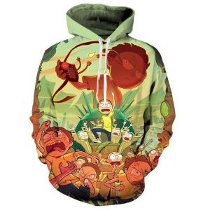 Rick And Morty 3D Hoodie