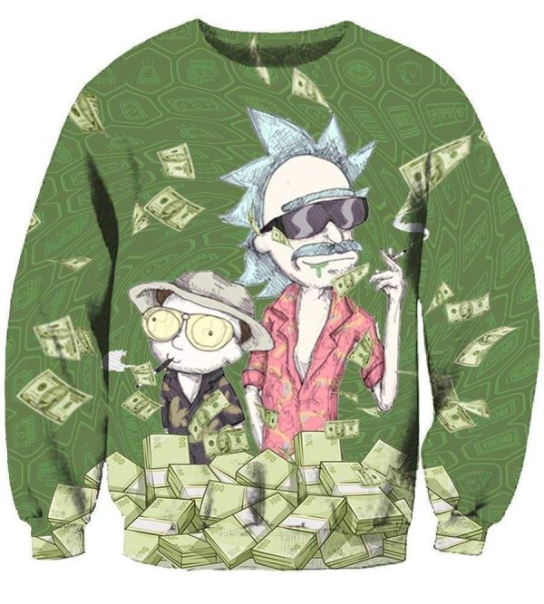 Rick and Morty - 3D Hoodie, Zip-Up, Sweatshirt, T-Shirt #2