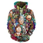 Rick and Morty 3D Print Hoodie