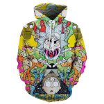Rick and Morty 3D Print Hoodie