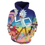 Rick and Morty 3D Print Hoodie