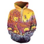 Rick and Morty 3D Print Hoodie