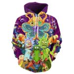 Rick and Morty 3D Print Hoodie
