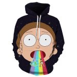 Rick and Morty 3D Print Hoodie